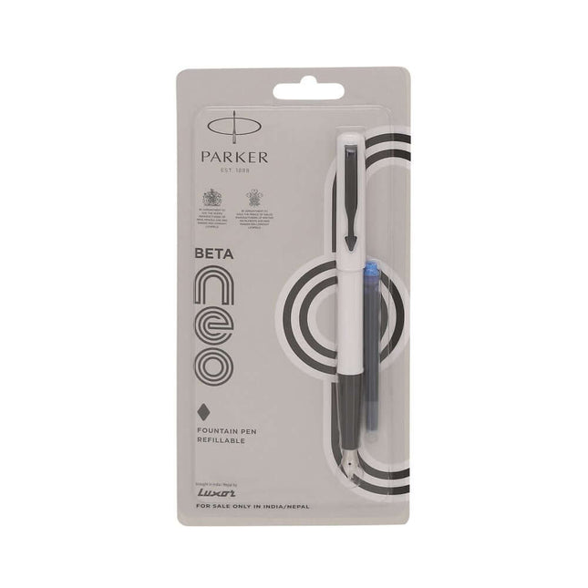 Parker Beta Neo Fountain Pen with Quink Cartridge
