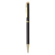 Pierre Cardin Beverly Hills Black & Gold Ball Pen | Ink Colour - Blue