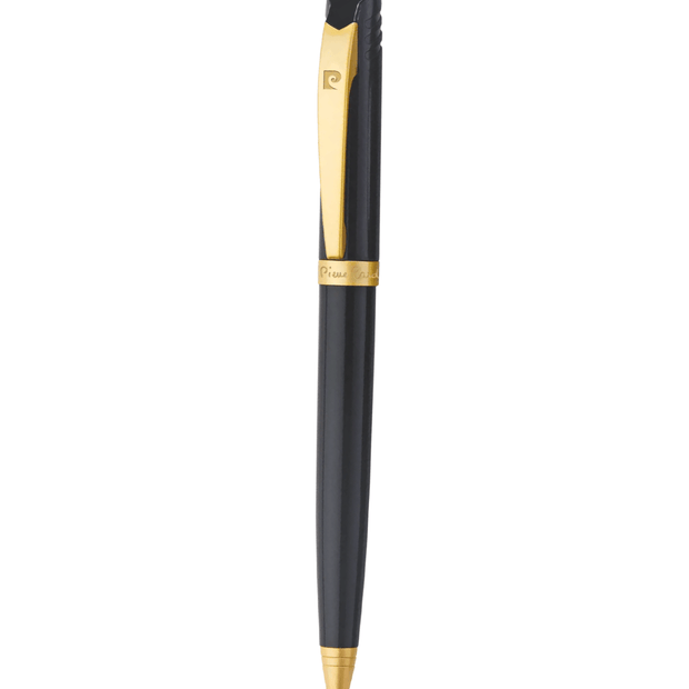Pierre Cardin Black Beauty Ball Pen  | Ink Colour - Blue