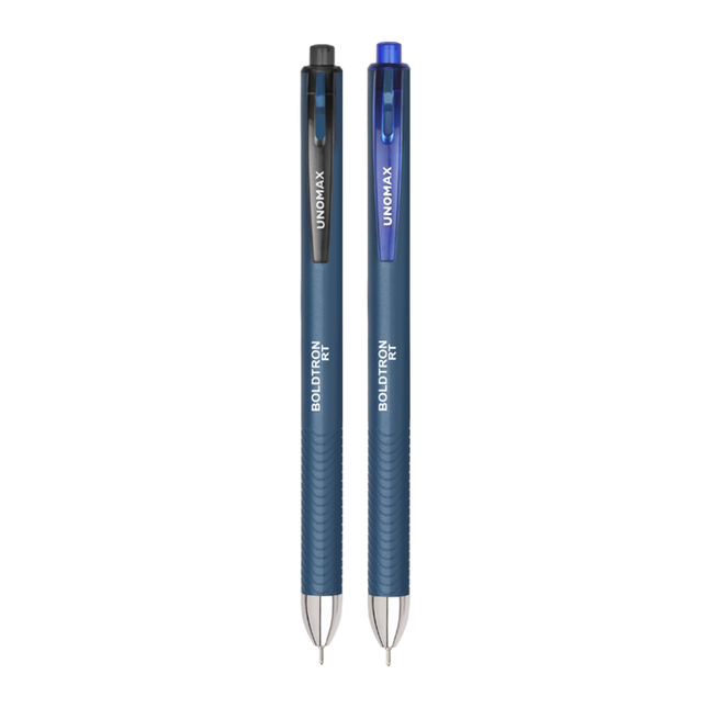Unomax Boldtron RT Ball Pen | Ink Colour - Blue and Black