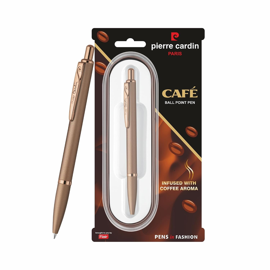 Pierre Cardin Cafe Ball Pen | Ink Colour - Blue