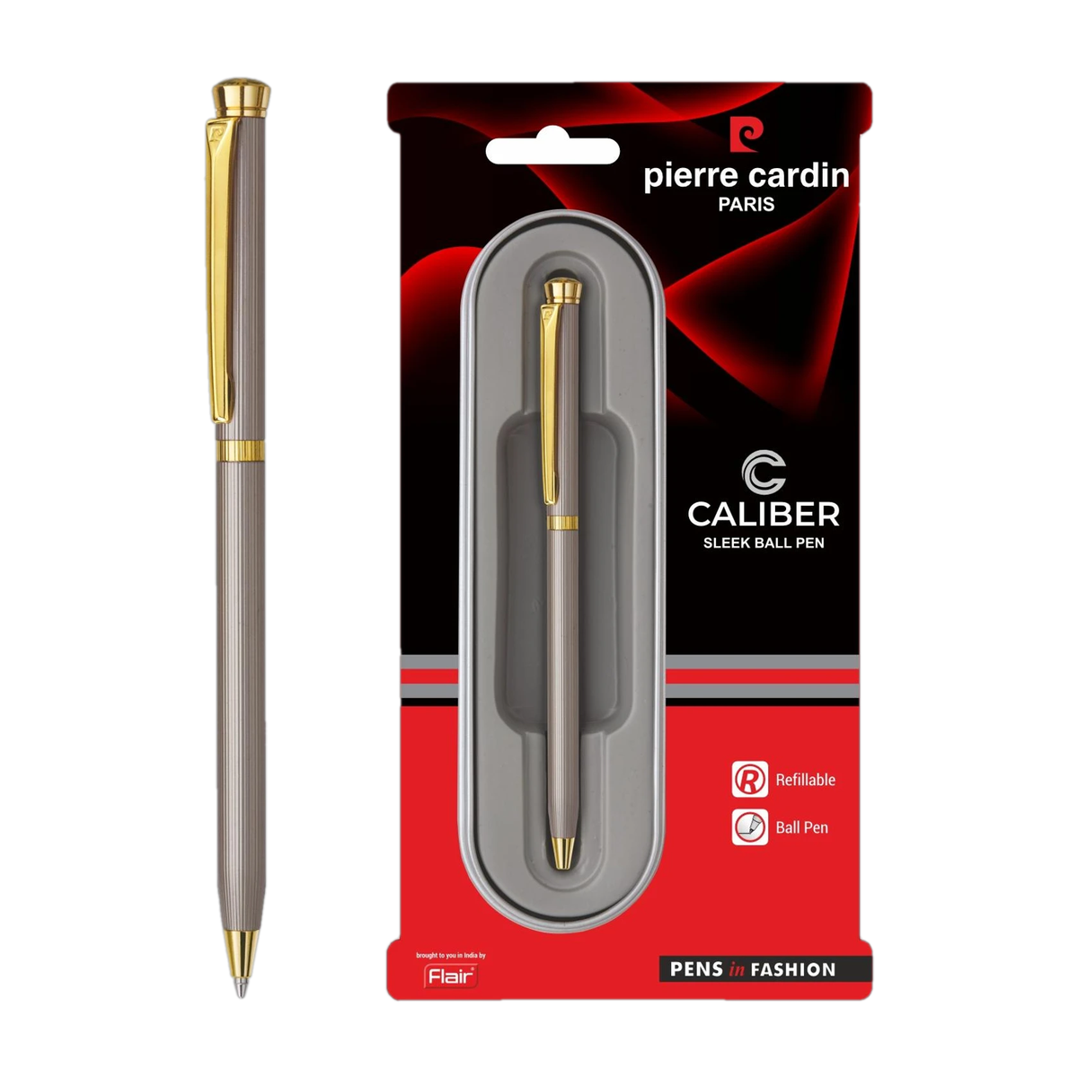 Pierre Cardin Caliber Sleek Ball Pen | Ink Colour - Blue