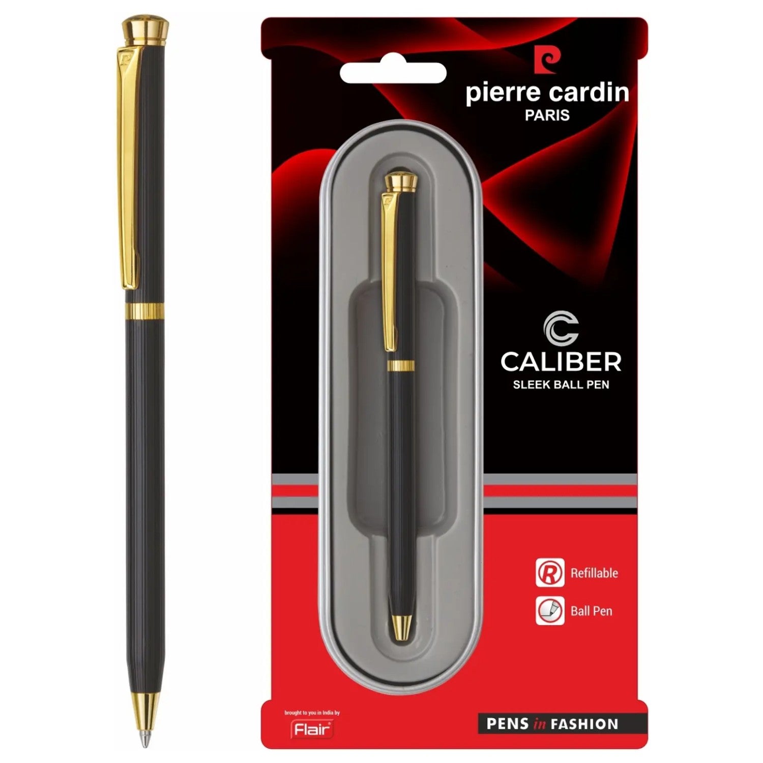 Pierre Cardin Caliber Sleek Ball Pen | Ink Colour - Blue