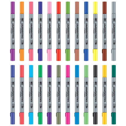 Add Gel Calligraphy Twin Tip Brush Pen Set