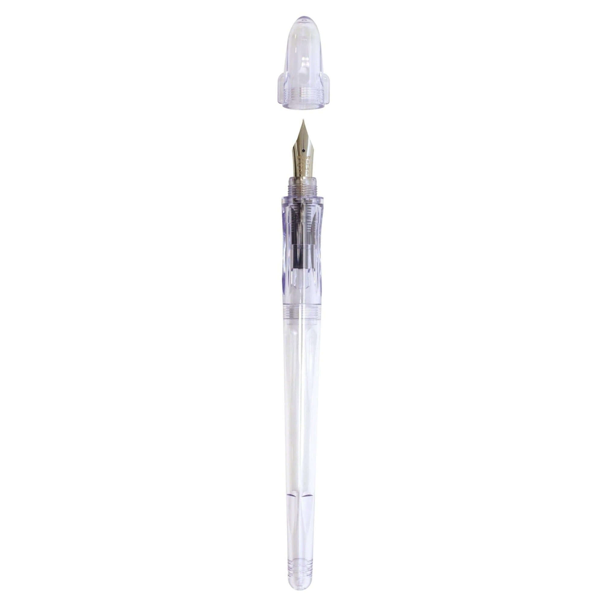 Pilot Calligraphy Fountain Pen Extra Fine | P-FP-60R with clear body design and extra fine nib for precise writing.