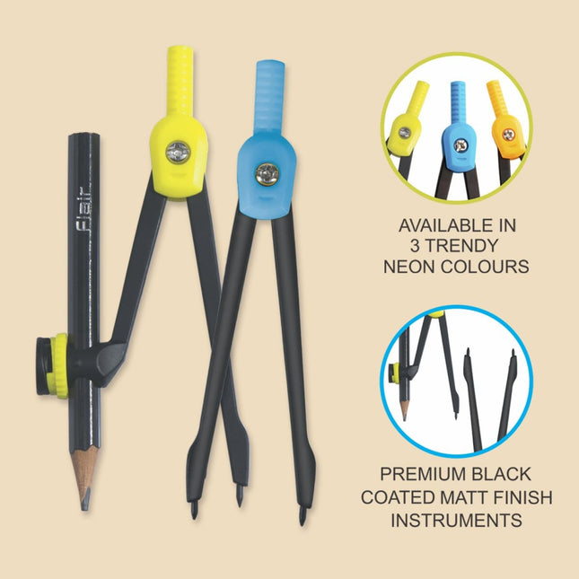 Flair Carbonix Mathematical Drawing Instruments Box