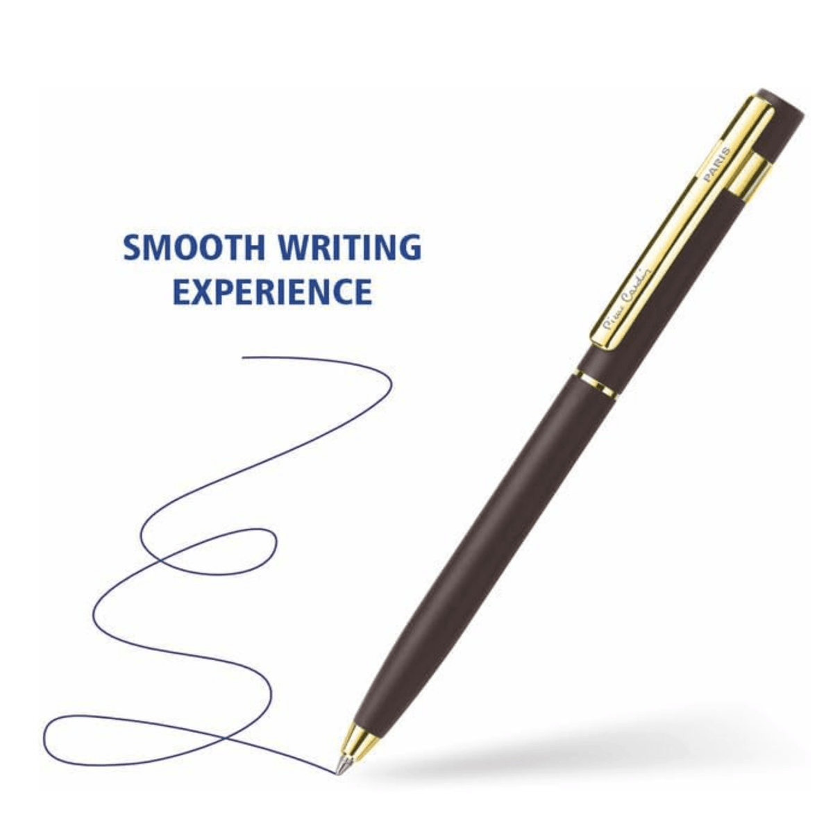 Pierre Cardin CasaBlanca Gold Ball Pen | Ink Colour - Blue