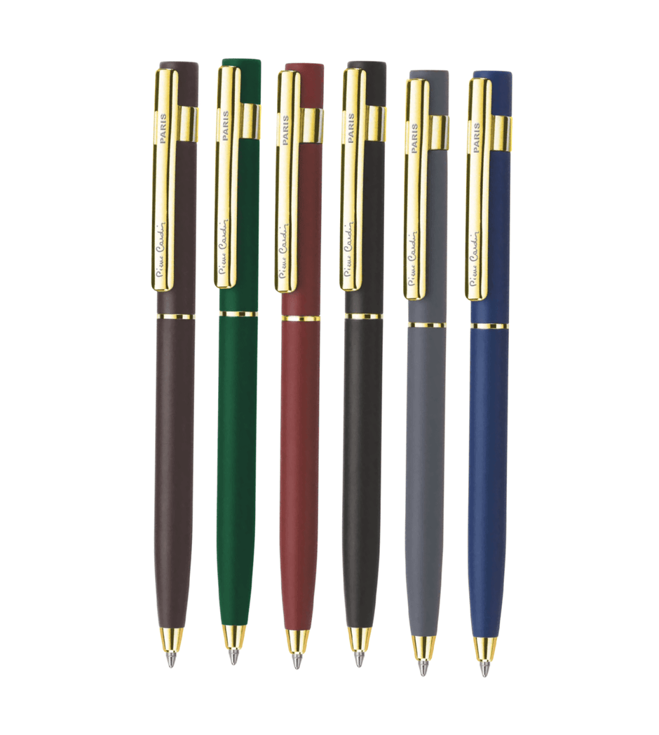 Pierre Cardin CasaBlanca Gold Ball Pen | Ink Colour - Blue