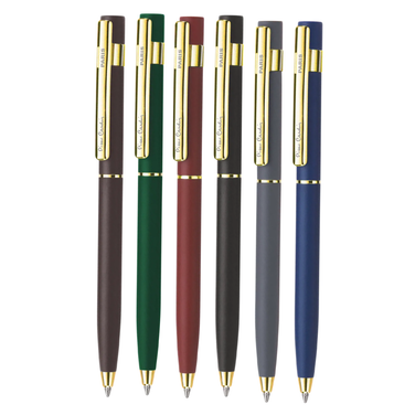 Pierre Cardin CasaBlanca Gold Ball Pen | Ink Colour - Blue