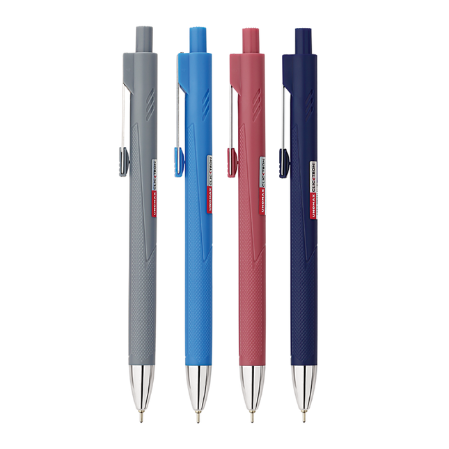 Unomax Clicktron RT Ball Pen | Ink Colour - Blue, Black and Red