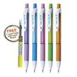 Flair Clixx Mechanical Pencil set in various colors with free lead tube offer included.