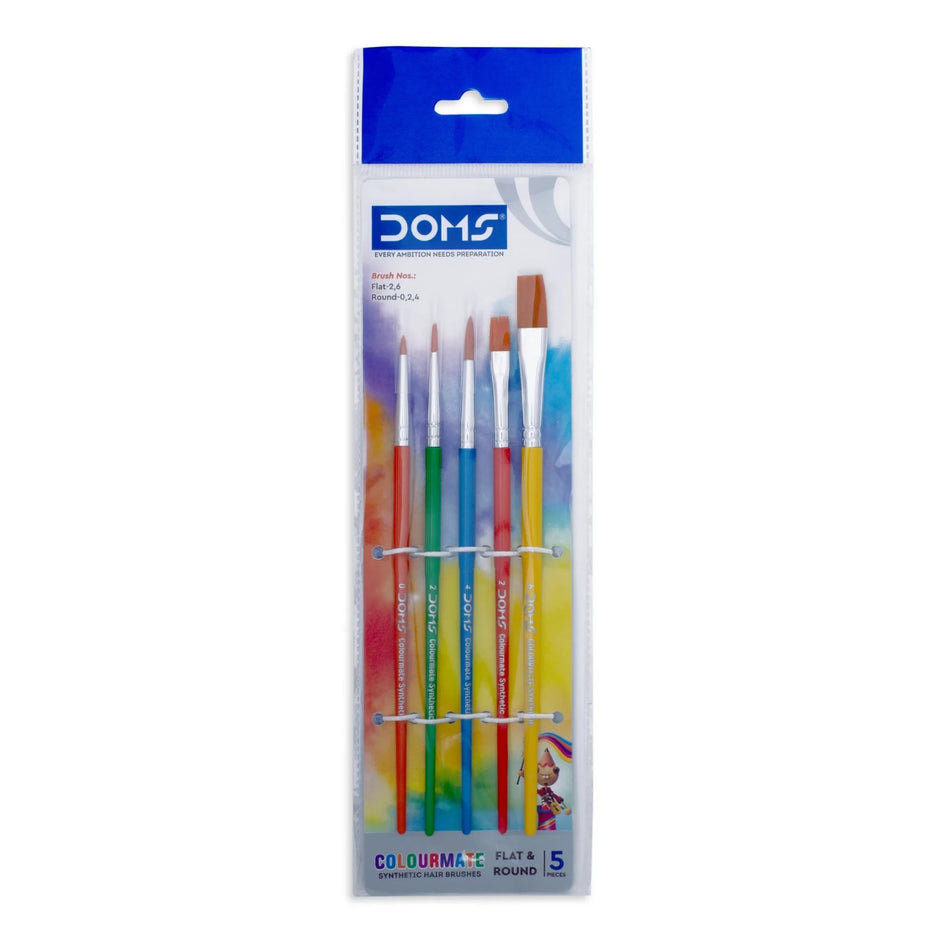 DOMS Colourmate Paint Brush | Set of 5