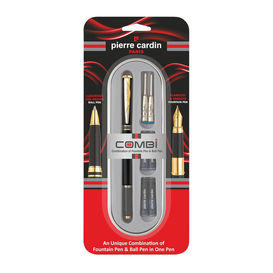 Pierre Cardin Combi Fountain Pen and Ball Pen Set