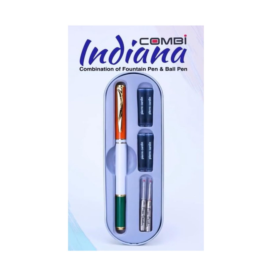 Pierre Cardin Combi Indiana Fountain and Ball Pen Set
