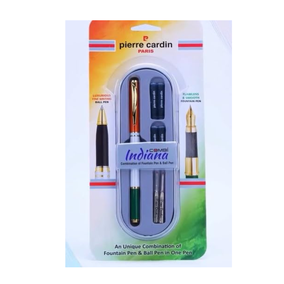 Pierre Cardin Combi Indiana Fountain and Ball Pen Set
