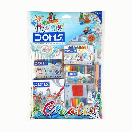 DOMS Creatist Kit | Combination of 11 Art & Coloring Items