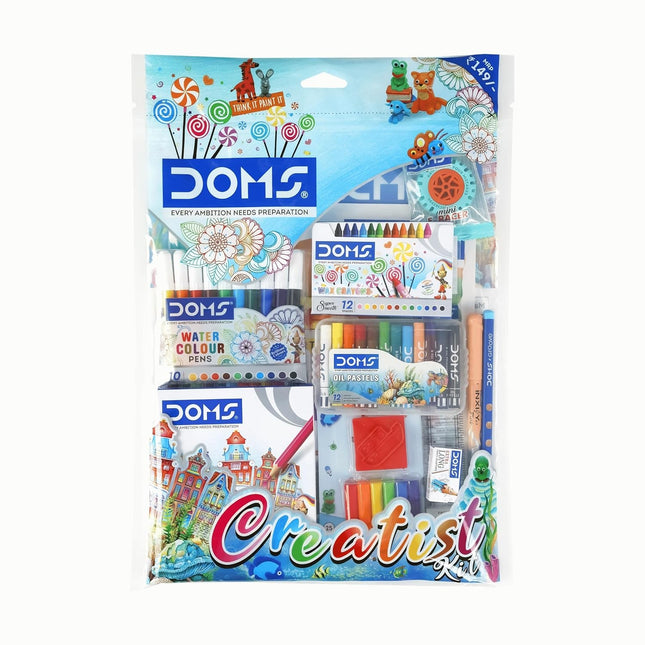 DOMS Creatist Kit | Combination of 11 Art & Coloring Items