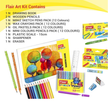 Flair Creative Colouring Kit | Assorted Set Of 9 Items