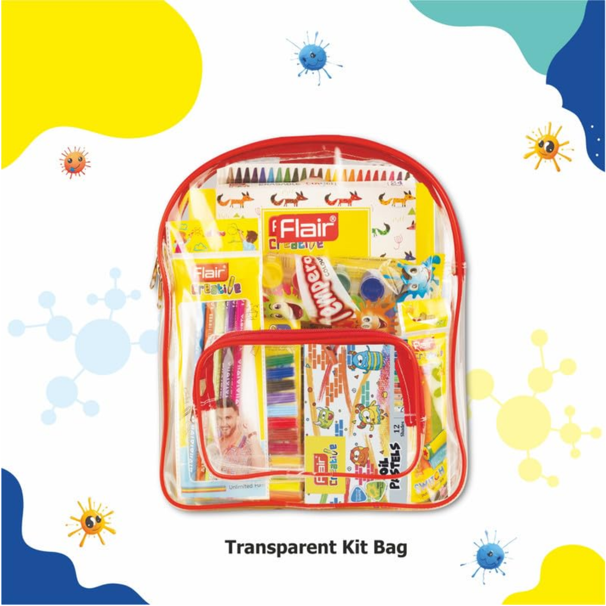 Flair Creative Art Lab Kit | Stationery Kit of 11 Items