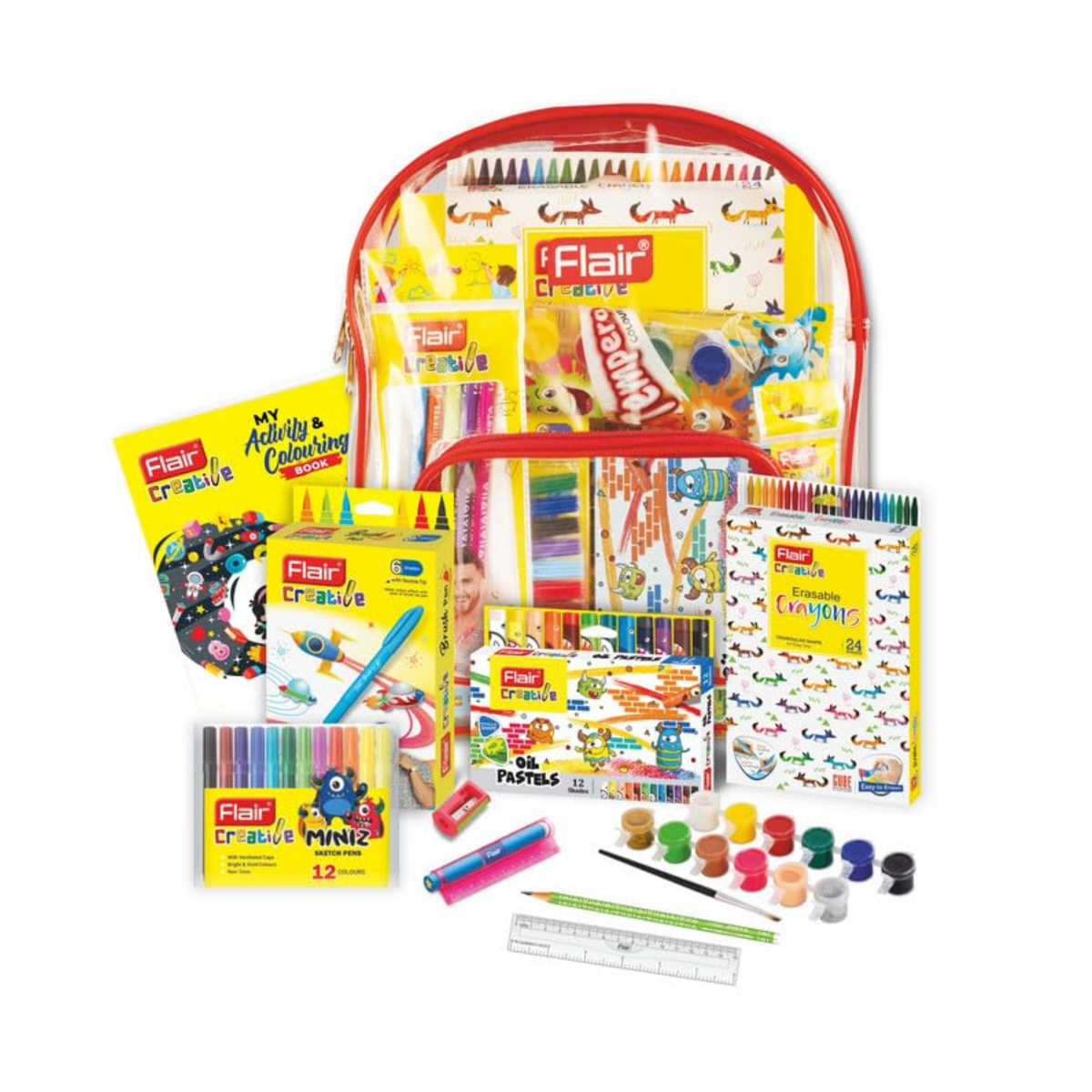 Flair Creative Art Lab Kit | Stationery Kit of 11 Items