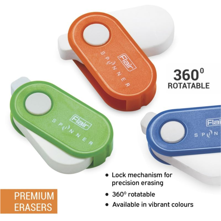 Flair Creative Spinner Eraser | Pack of 1