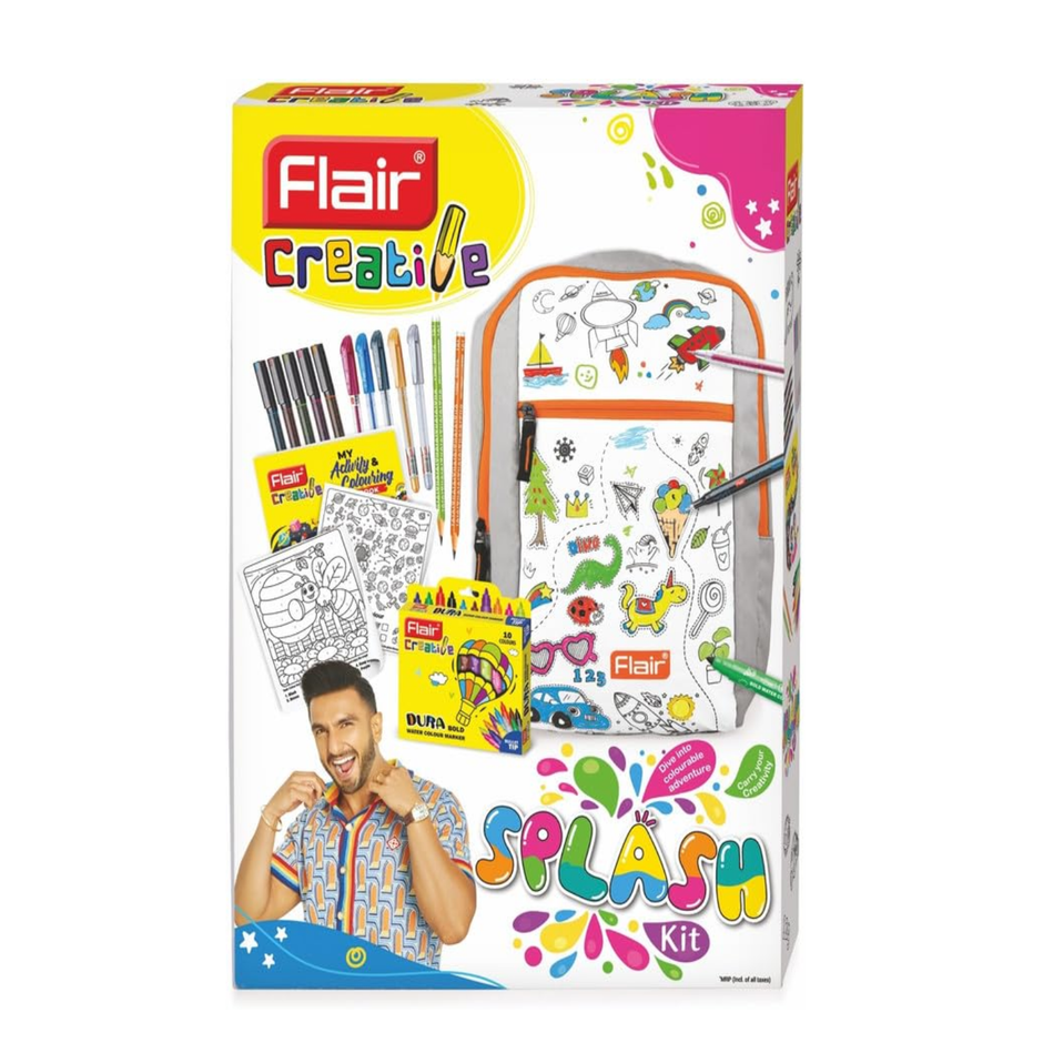 Flair Creative Splash Kit | Stationery Kit of 6 Items