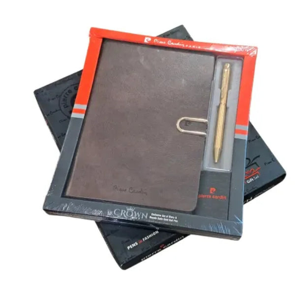 Pierre Cardin Crown Gift Set | Set of Diary and Pen