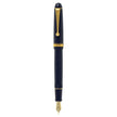 Pilot Custom 74 Dark Blue GT Fountain Pen with gold-plated trim and elegant design.
