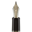 Pilot Custom 823 Amber Brown GT Fountain Pen nib showcasing quality craftsmanship and design.