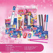 Flair Creative Disney Princess 200 Kit | Stationery Kit of 14 Items featuring stationery supplies and Disney Princess characters.