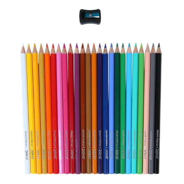 Doms Colour Pencil 24 Shades | Includes Sharpener