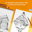 Doms Drawing Pencils | Pack of 10 | Includes Eraser