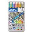 Doms Metallic Marker Pen | Set Of 10 Shades