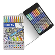 Doms Metallic Marker Pen | Set Of 10 Shades