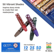 Doms Hexagonal Oil Pastels | Set of 12 Shades