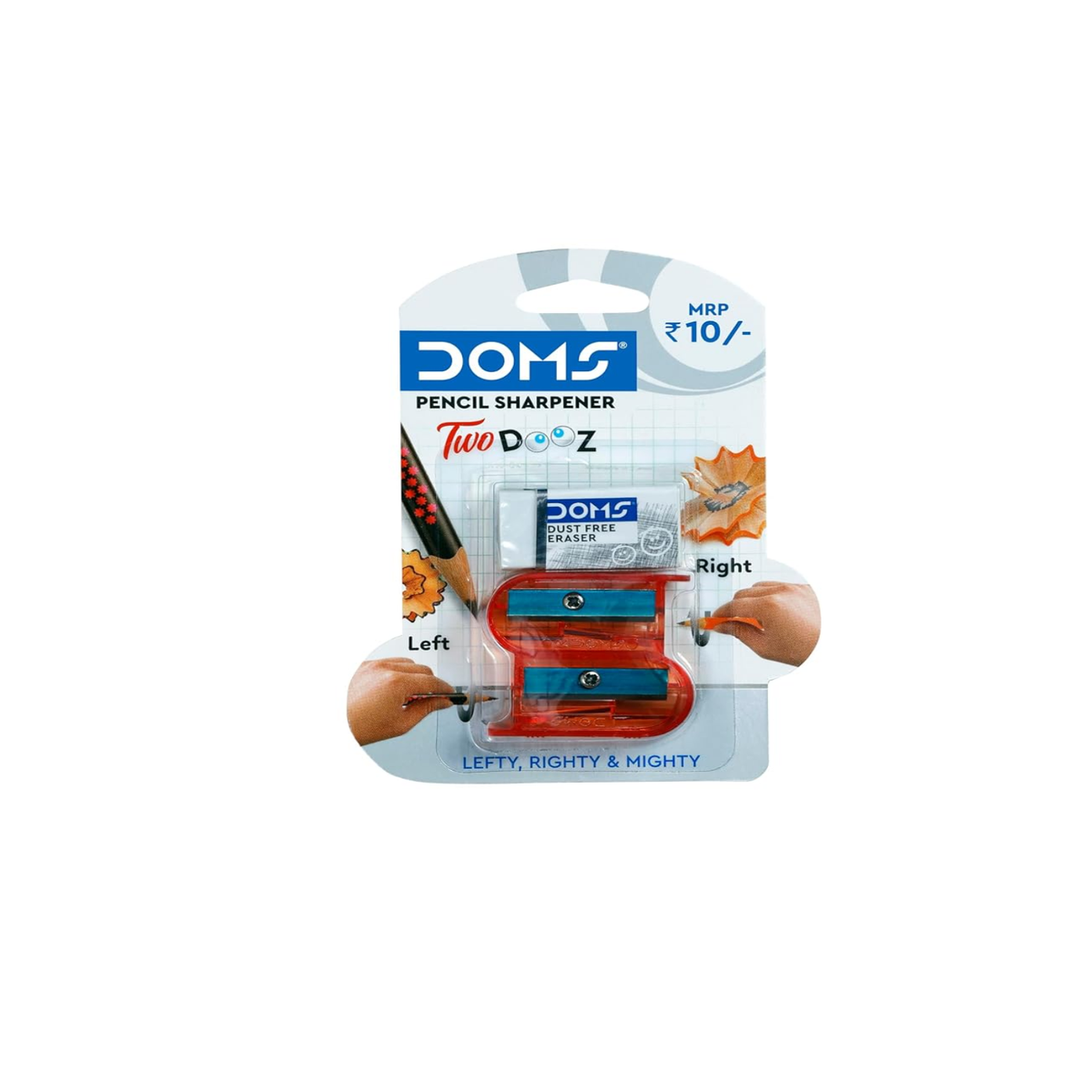 DOMS Two Dooz Pencil Sharpener | Pack of 1