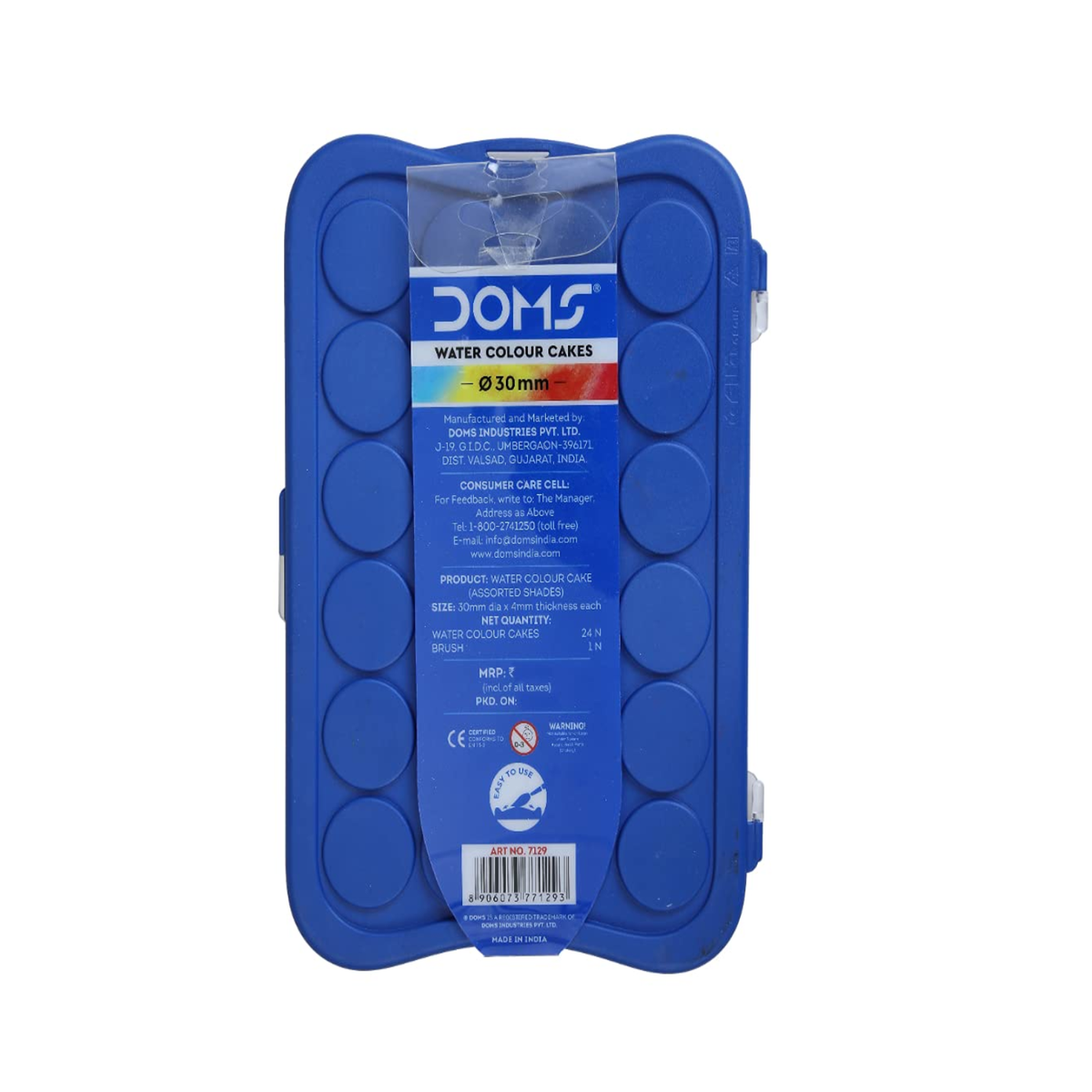 Doms Water Colour Cake 30MM | Set of 24 Shades