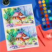 Doms Water Colour Cake 23mm | Set of 36 Shades