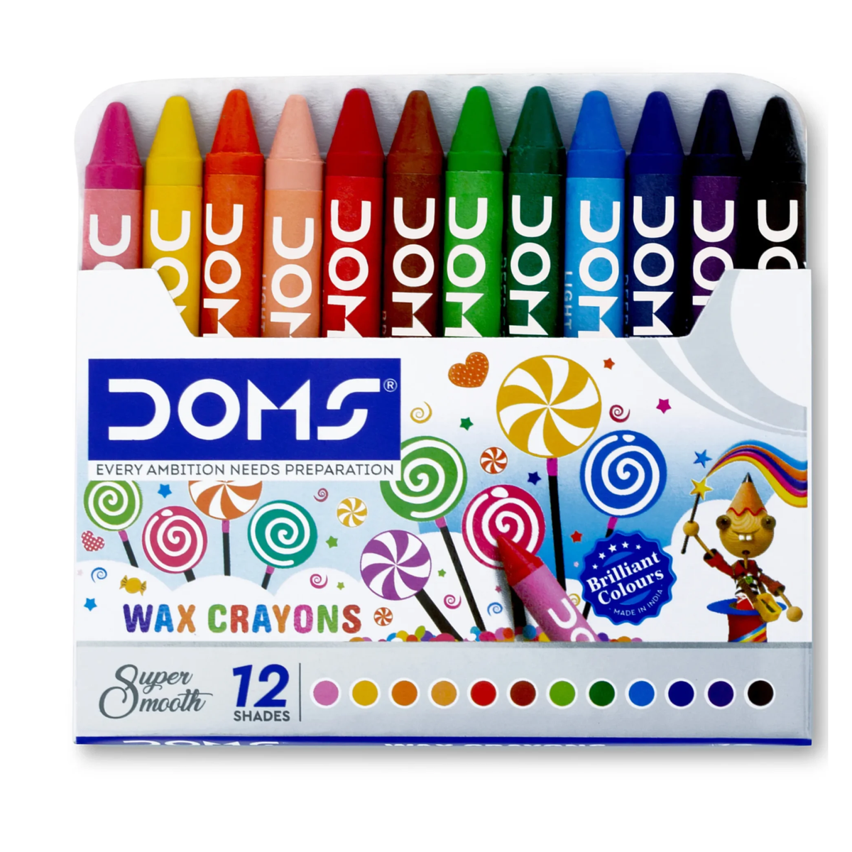 Doms Wax Crayons | Set of 12 Shades