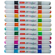 Unokids Dual Brush Pen Set of 24 Shades