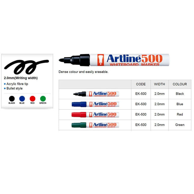 Artline EK 500 White Board Marker