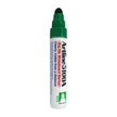 Artline EK-5100A White Board Marker | Ink Colour - Blue, Black, Red and Green in green color, designed for bold, visible writing.