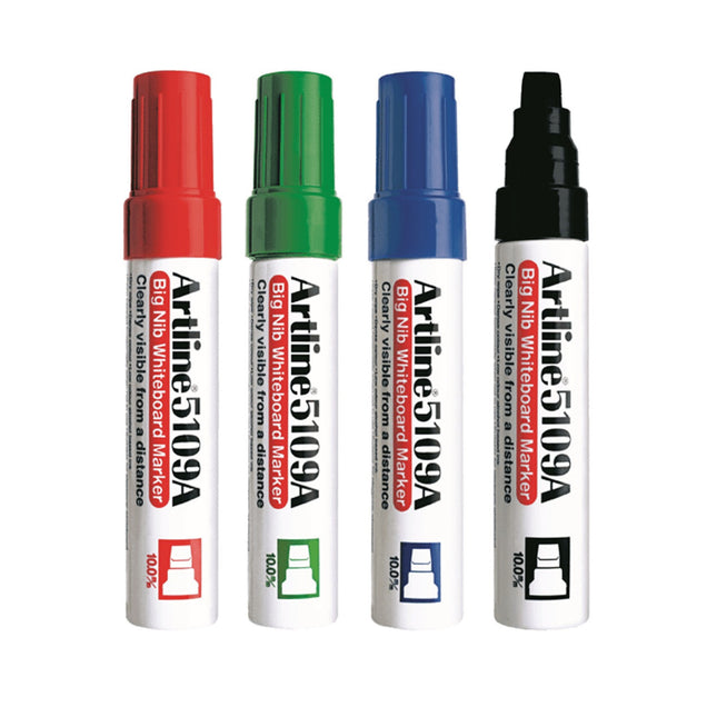Artline EK-5109A White Board Marker | Ink Colour - Blue, Black, Red and Green