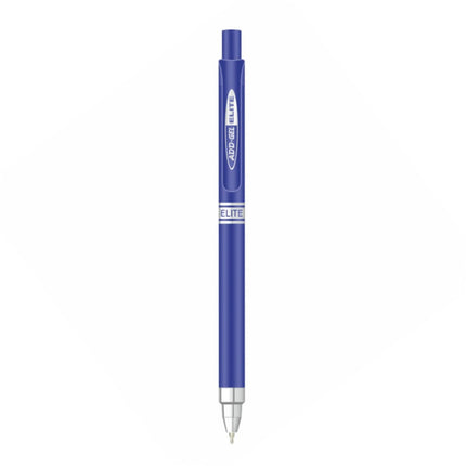 Add Gel Elite Class Ball Pen in blue with silver accents, offering smooth ink flow and ergonomic design.