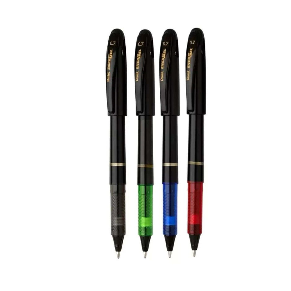 Pentel Energel BL117 Roller Gel Pen | Quick Dry Ink For Smudge-Free Writing in Blue, Black, Red, and Green.
