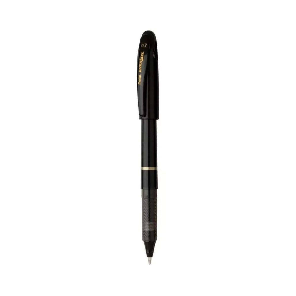 Pentel Energel BL117 Roller Gel Pen | Quick Dry Ink For Smudge-Free Writing in black color.