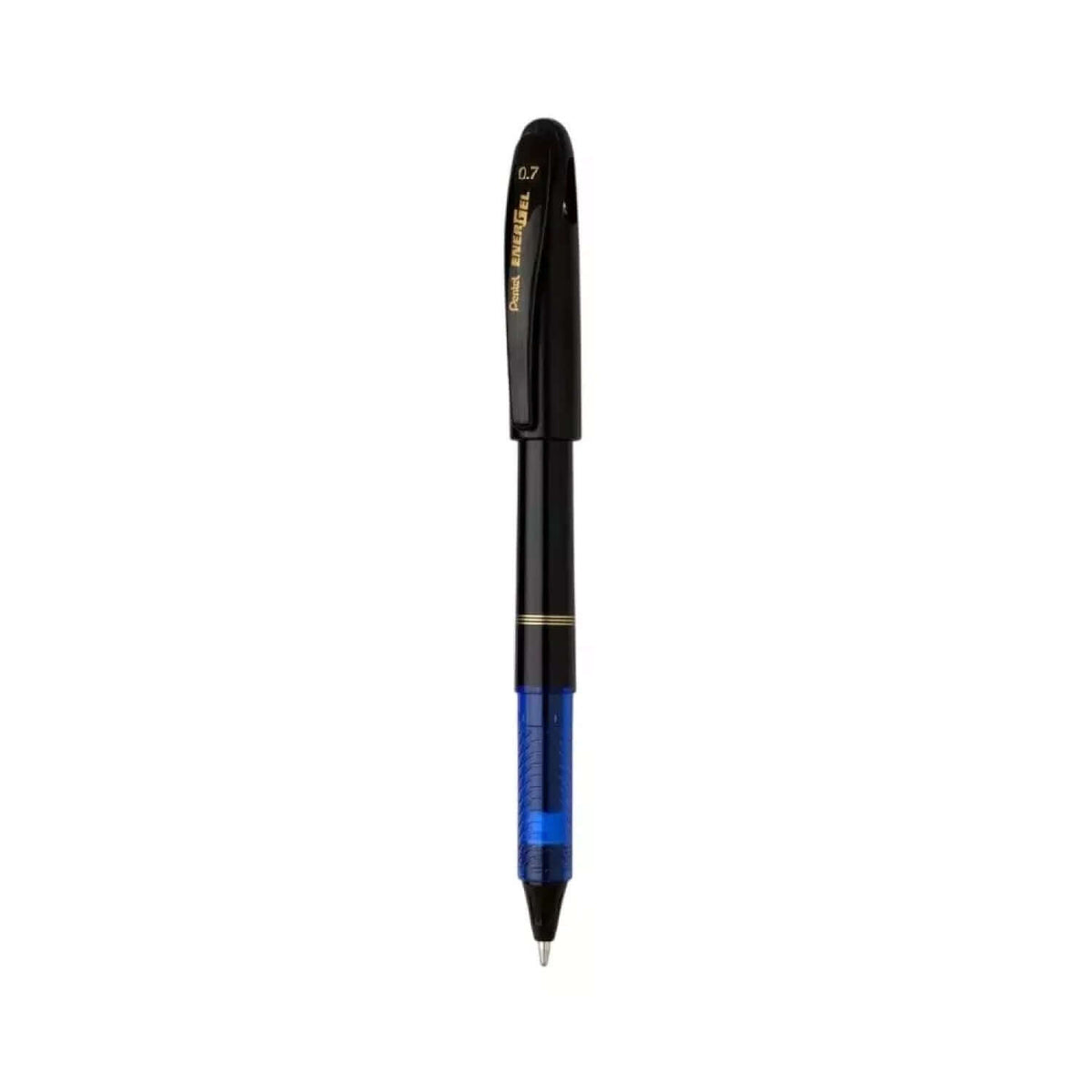 Pentel Energel BL117 Roller Gel Pen | Quick Dry Ink For Smudge-Free Writing in blue color.