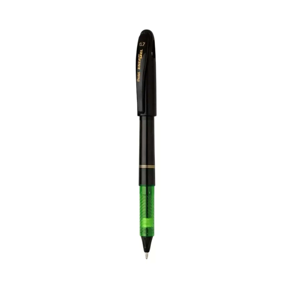 Pentel Energel BL117 Roller Gel Pen | Quick Dry Ink For Smudge-Free Writing in Green color.