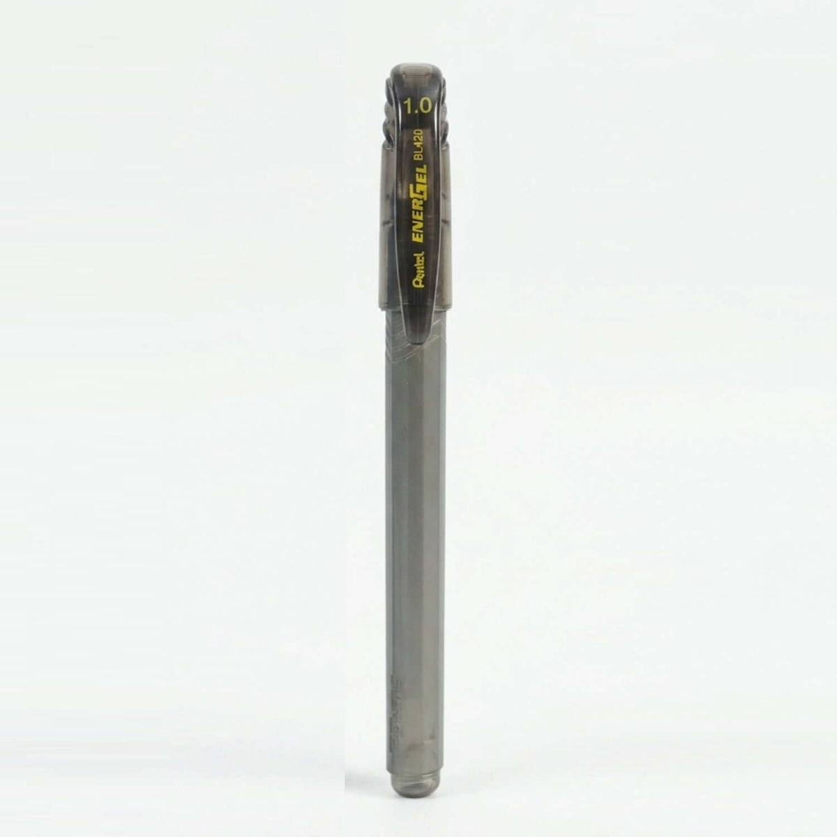Pentel Energel BL420 Roller Gel Pen | Quick Dry Ink For Smudge-Free Writing in black color with a 1.0 mm tip.