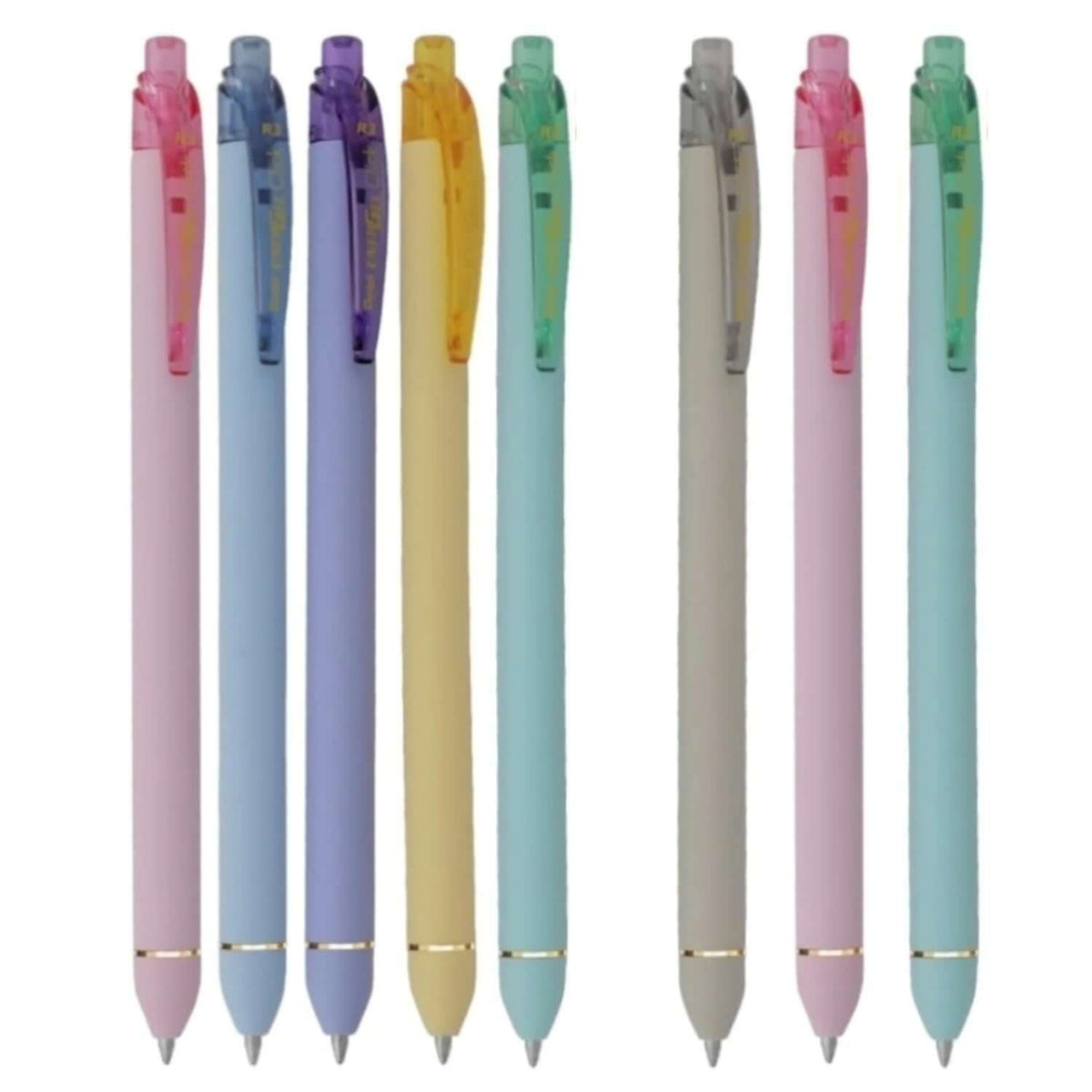 Pentel Energel Click BL437R3 Roller Gel Pen | Quick Dry Ink For Smudge-Free Writing in various colors.
